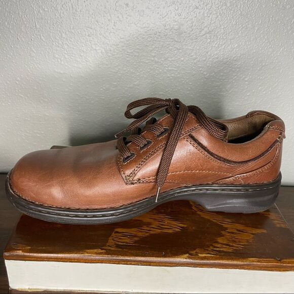 Florsheim Tan Mens Oxfords Style Casual Lace Up Shoes Style 13172-200 Size 9M - Picture 4 of 14